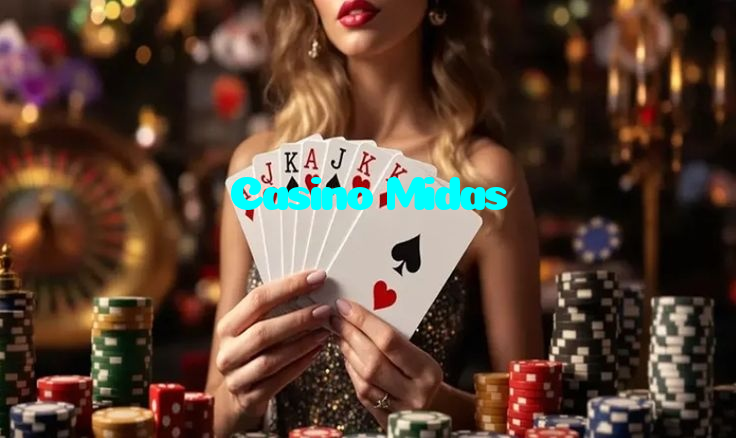Casino Midas casino presented on mobile device in Pakistan with slots and live games